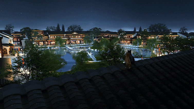 Chashan Pu water street China by 9M Design