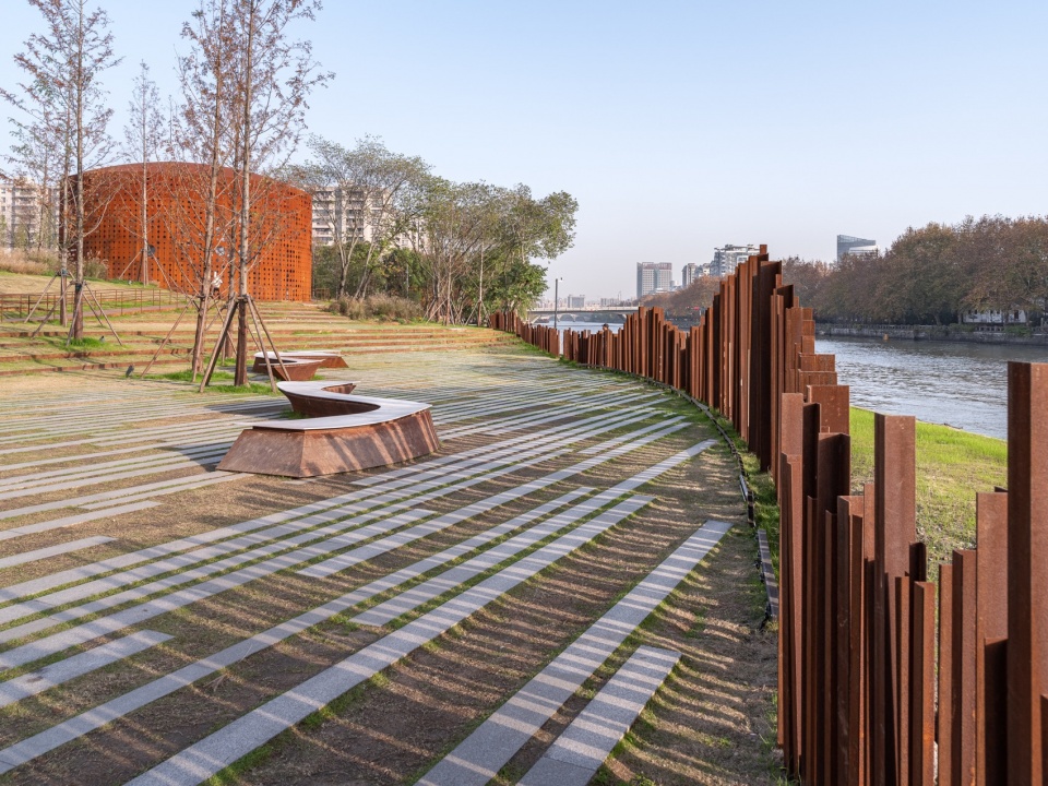 Hangzhou Xiaohe Park by Kengo Kuma and Associates
