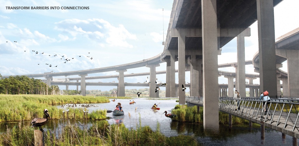 2023 ASLA ANALYSIS AND PLANNING AWARD OF HONOR Reimagine Middle Branch Plan by Field Operations