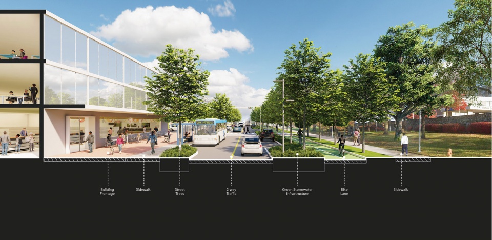 2023 ASLA ANALYSIS AND PLANNING AWARD OF HONOR Reimagine Middle Branch Plan by Field Operations