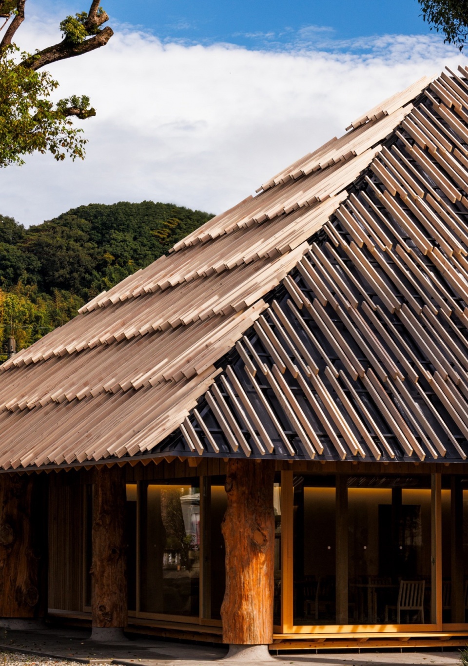 Aoi Aso Shrine National Treasure Memorial Hall by Kengo Kuma and Associates