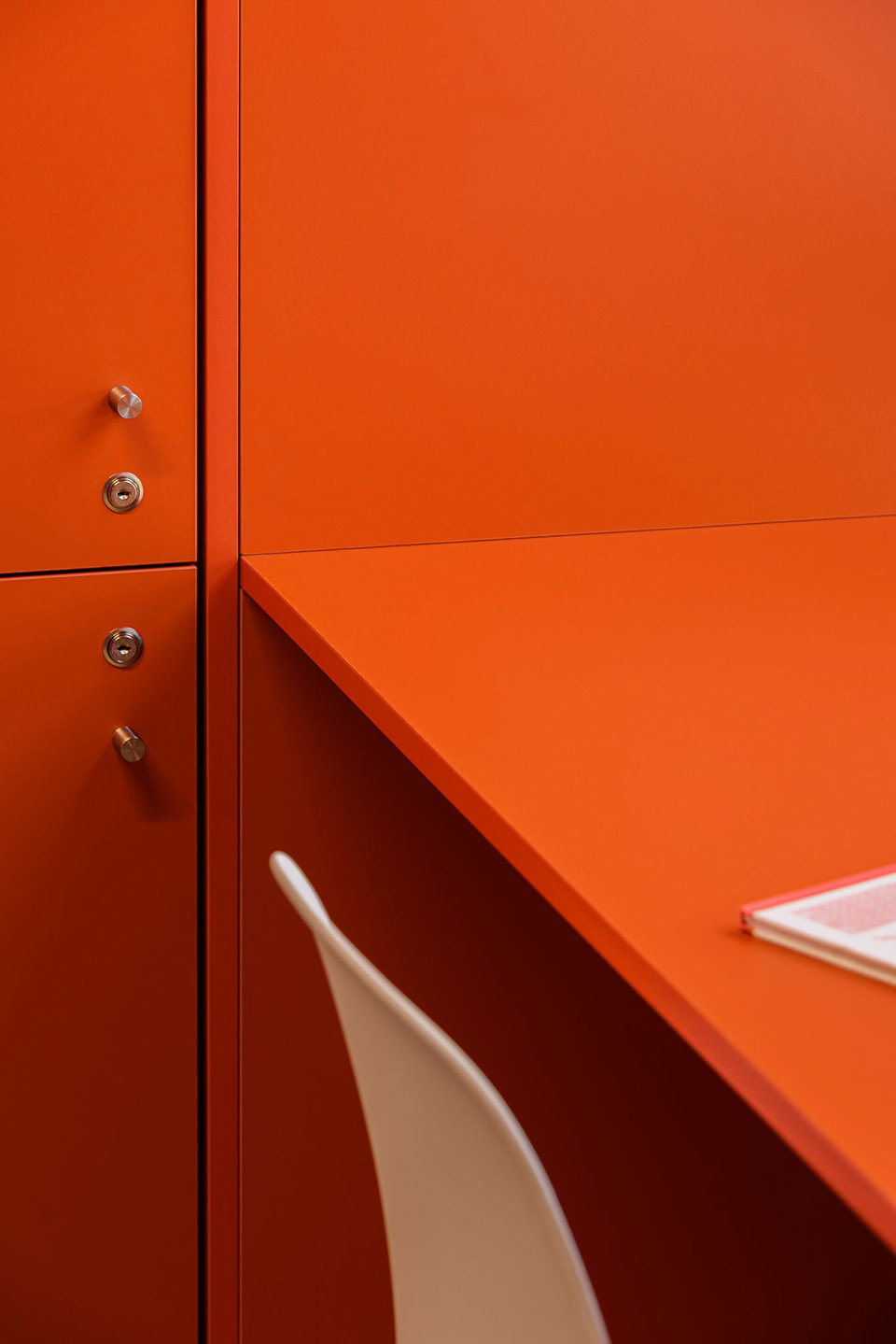 a colorful setting for the new pediatric ward of hos