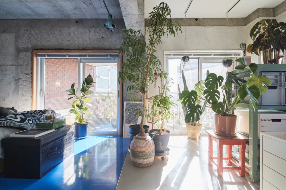 tokyo blue apartment by roovice