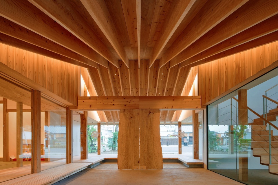 Aoi Aso Shrine National Treasure Memorial Hall by Kengo Kuma and Associates
