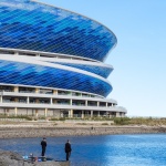 大连梭鱼湾足球场，辽宁 / 哈工大+BDP+大连建科+中建八局+Buro Happol