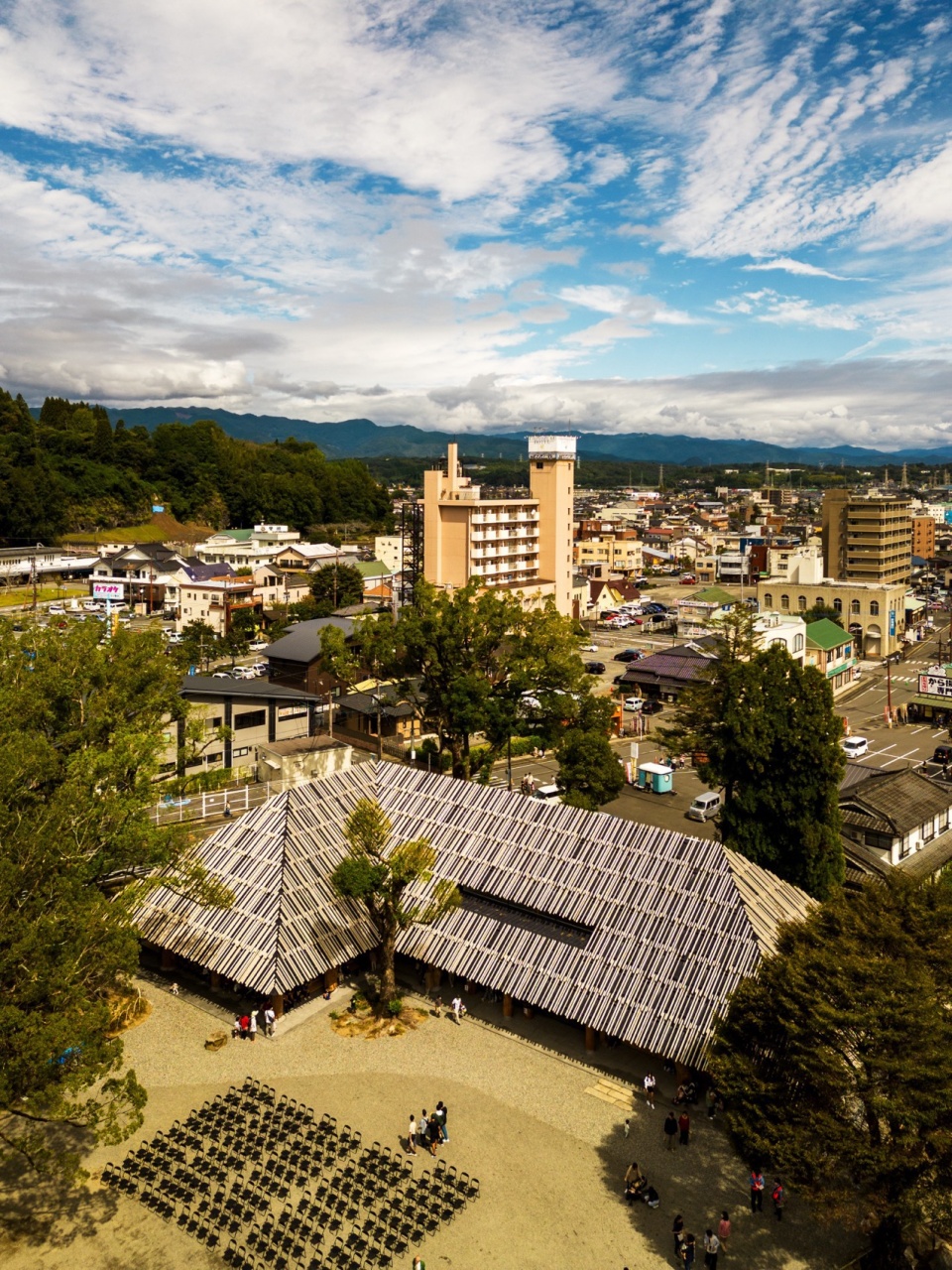 Aoi Aso Shrine National Treasure Memorial Hall by Kengo Kuma and Associates