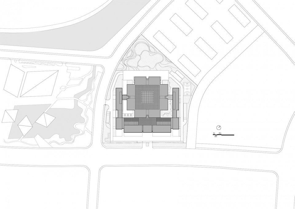 new venue of the second historical archives of china by tjad