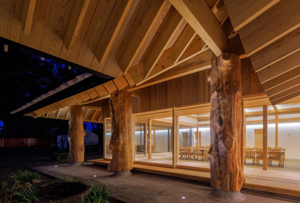 Aoi Aso Shrine National Treasure Memorial Hall by Kengo Kuma and Associates