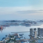 大连梭鱼湾足球场，辽宁 / 哈工大+BDP+大连建科+中建八局+Buro Happol