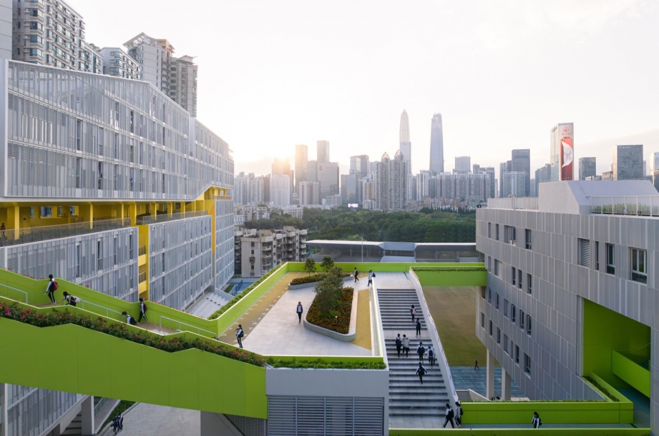 Futian High School Campus China by reMIXstudio