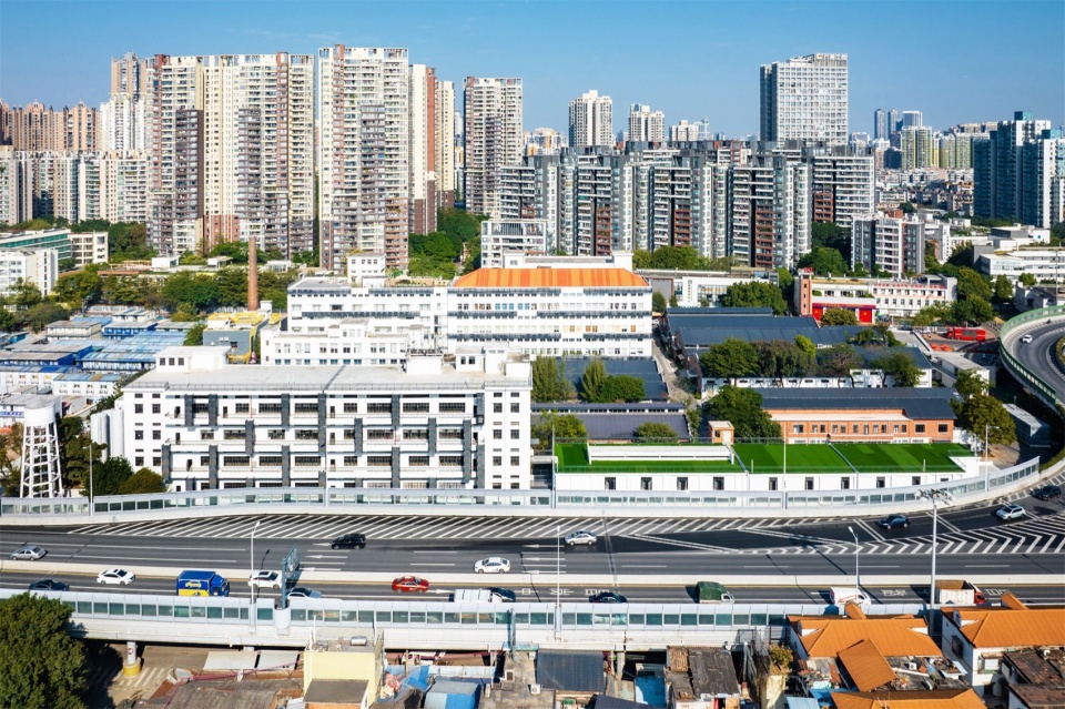 园区场地与城市的关系The intimate connection of the park and its surroundings©杨毅衡