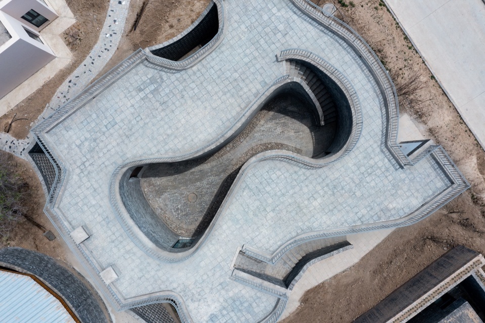 鸟瞰2 郭哲 gourd courtyard yuxian public welfare homestay by dplus studio