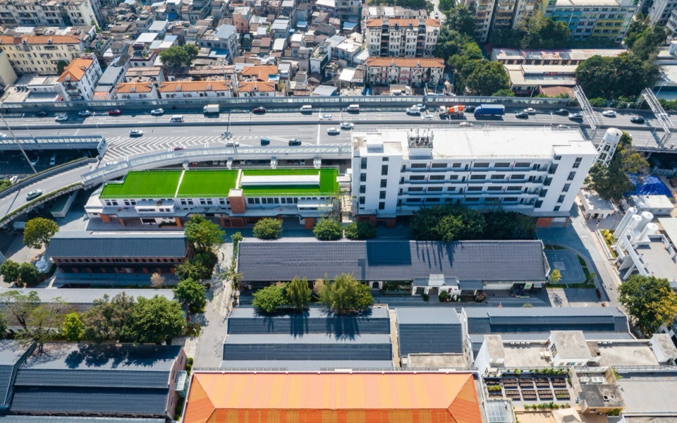 .2改造后的园区鸟瞰图Birds eye view of the park after renovation©杨毅衡