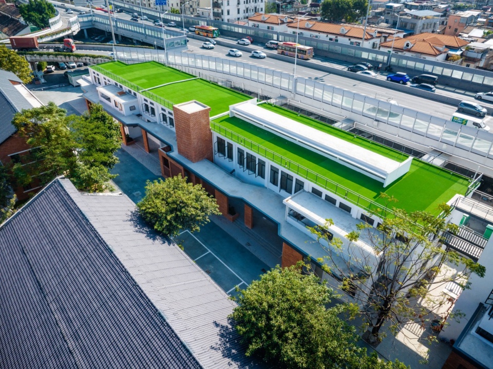 .4改造后的园区鸟瞰图Birds eye view of the park after renovation©杨毅衡