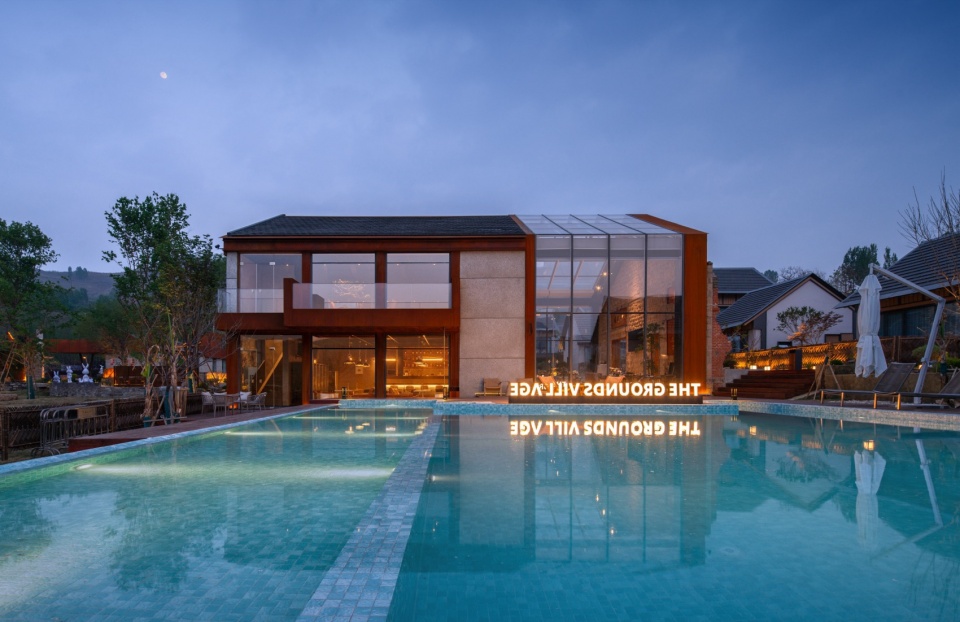 酒吧外景@是然建筑摄影 wumingjing huigu nature healing bb by return home technology co