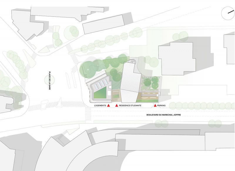 flats and student residence by margot duclot architectes