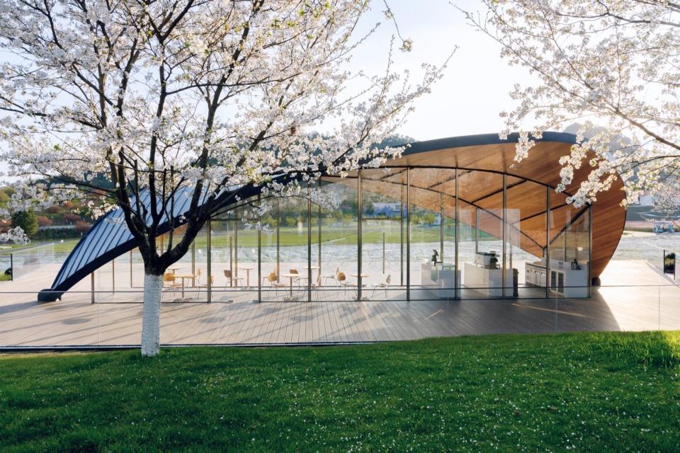 flower town leaf cafe by kfs architects shanghai