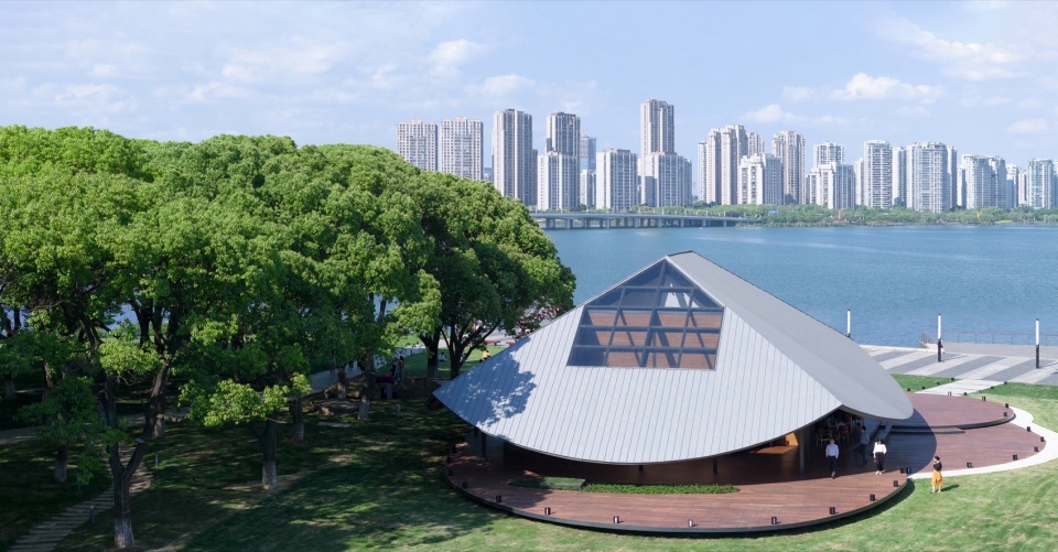 jinji lake pavilion no 1 by galaxy arch