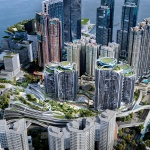香港高铁西九龙总站TOD封顶 / Zaha Hadid Architects