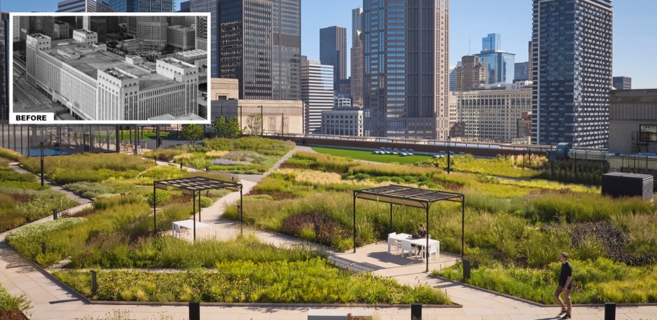 The Meadow at the Old Chicago Post Office by Hoerr Schaudt
