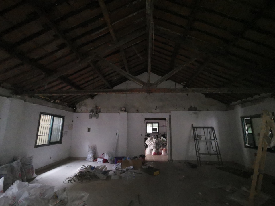 咖啡厅改造前原貌 old in the deep alley by shanghai shanxiang architectural design company