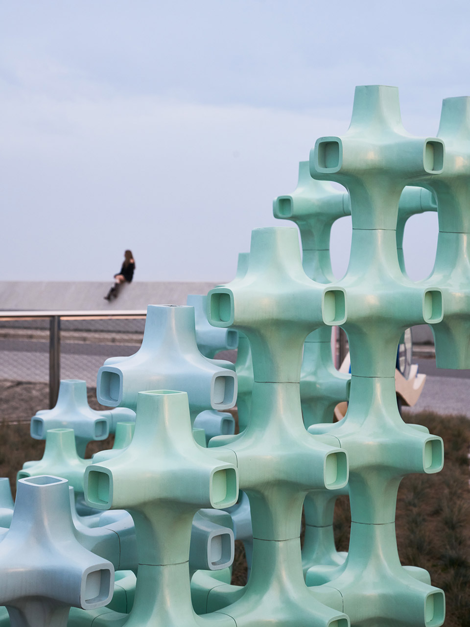 three ecological pavilions by the sea by hcch studio cob