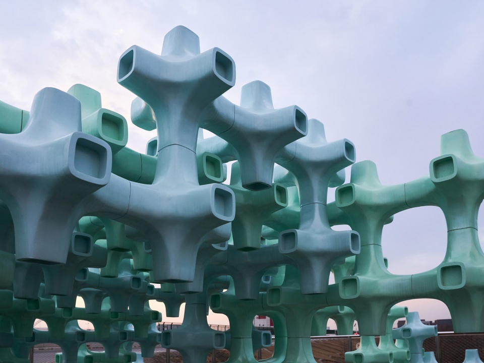 three ecological pavilions by the sea by hcch studio