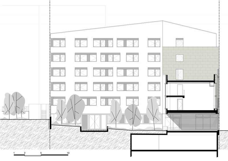 flats and student residence by margot duclot architectes
