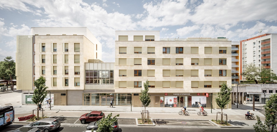 flats and student residence by margot duclot architectes