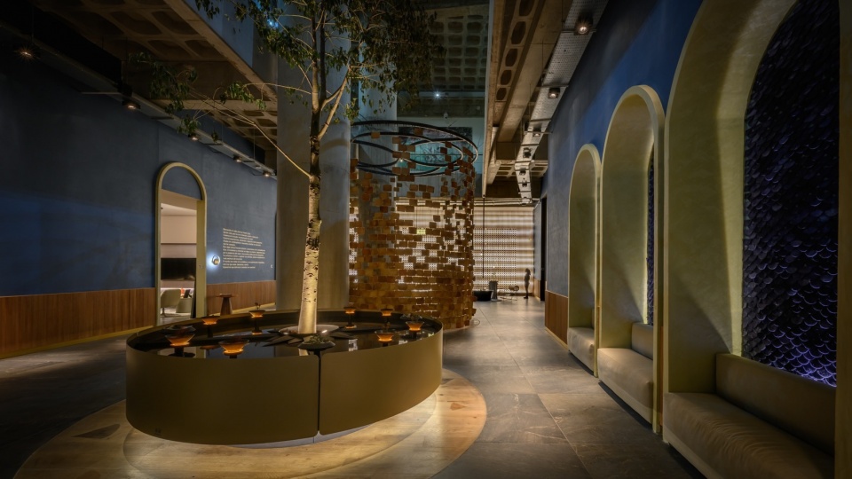 lobby de hotel azur by estudio montevideo