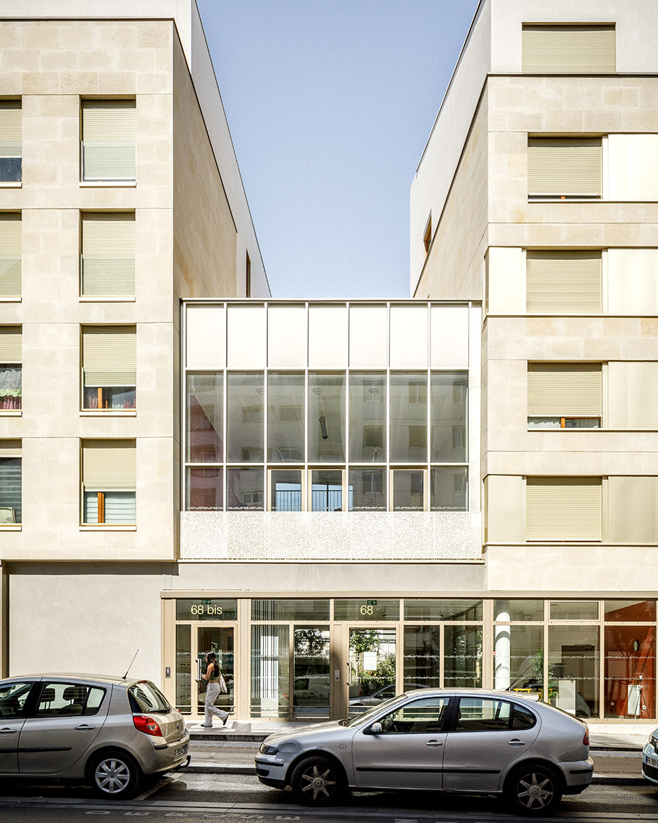 flats and student residence by margot duclot architectes