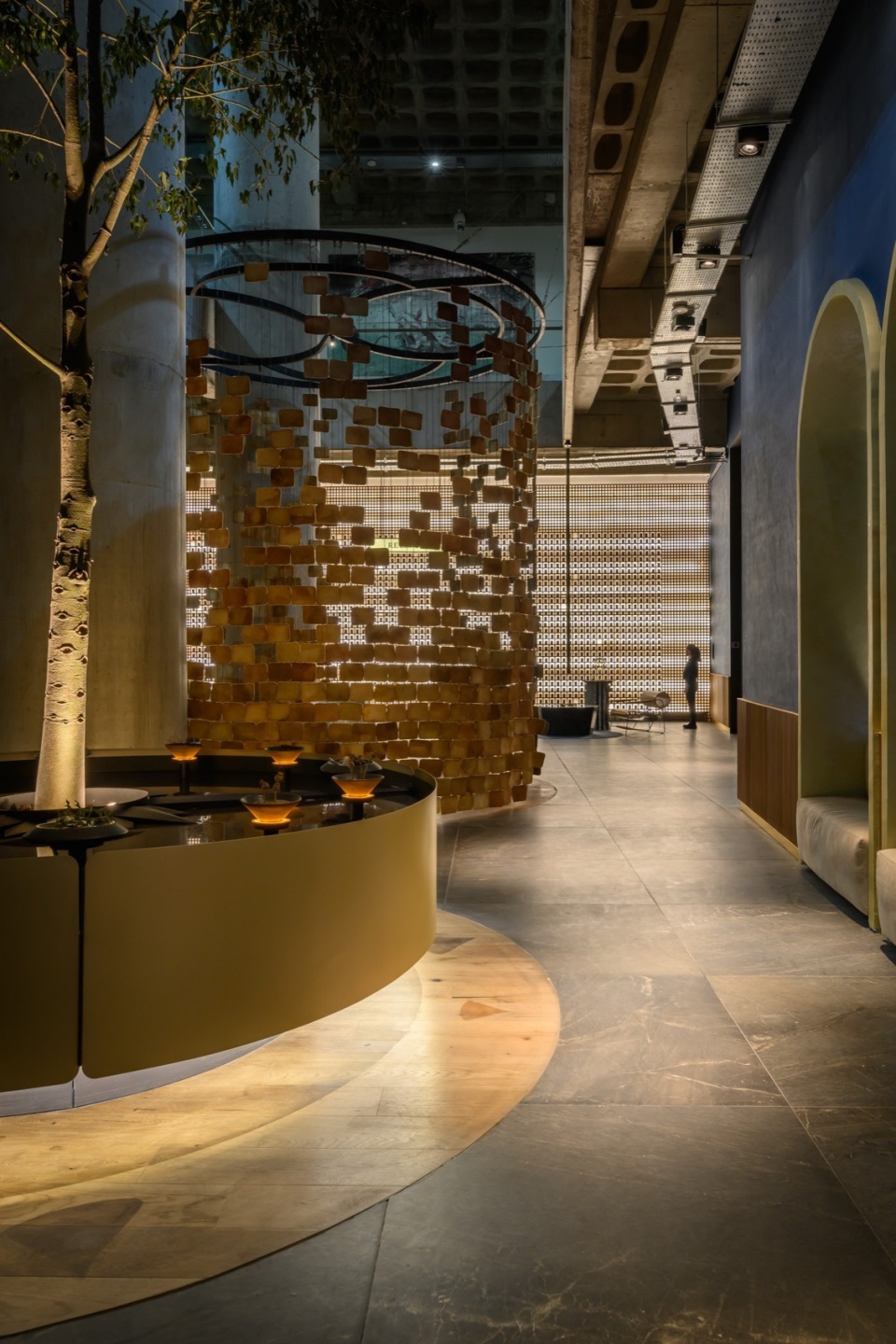 lobby de hotel azur by estudio montevideo