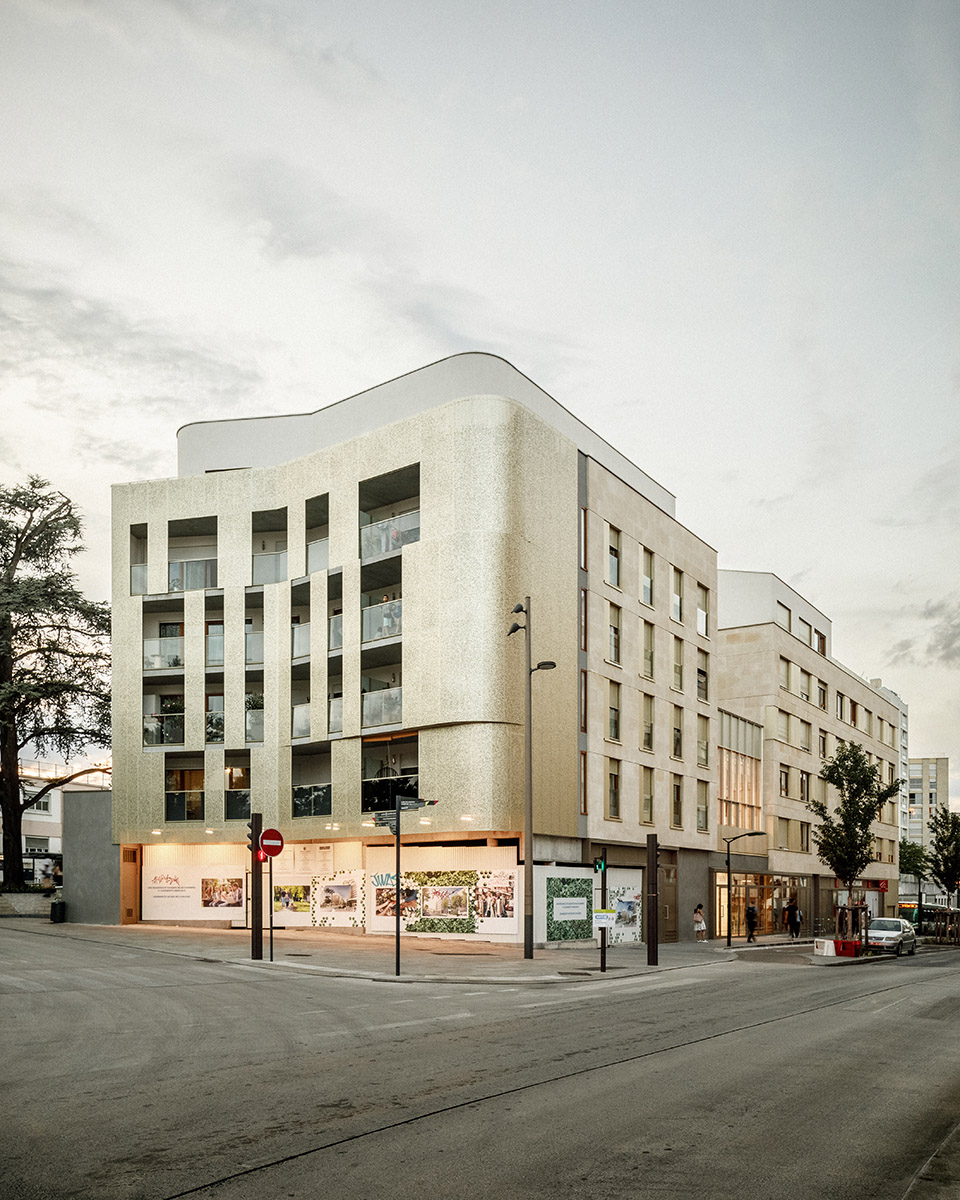 flats and student residence by margot duclot architectes