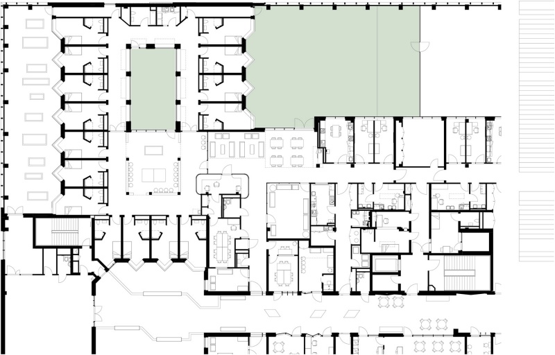 springfield university hospital by c f moller architects