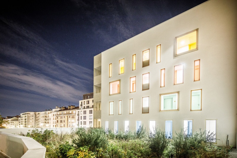 flats and student residence by margot duclot architectes