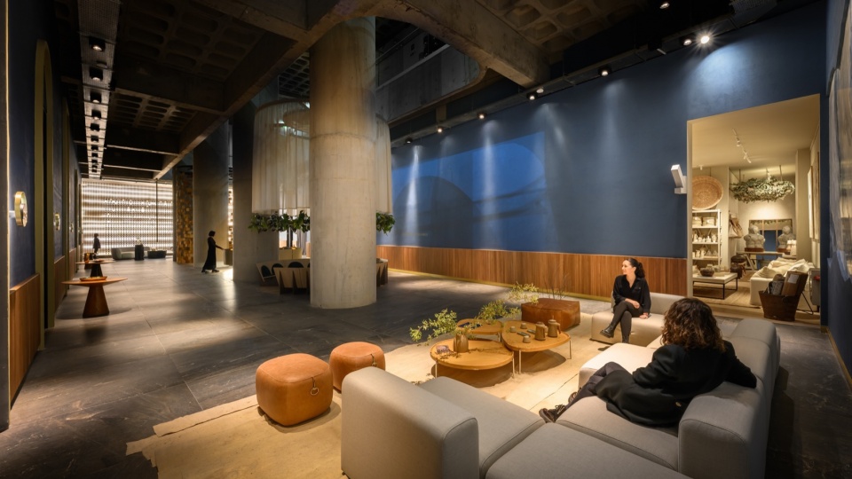 lobby de hotel azur by estudio montevideo