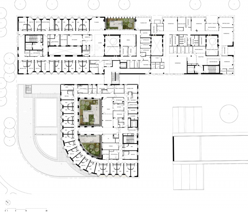 springfield university hospital by c f moller architects