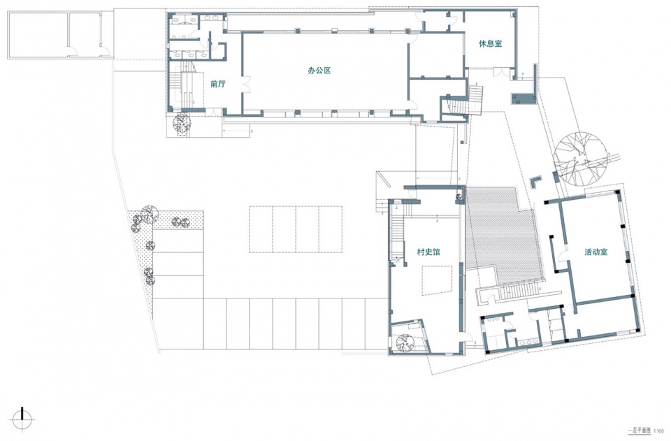 Party and Public Center of Longnan Village by Sens Architects