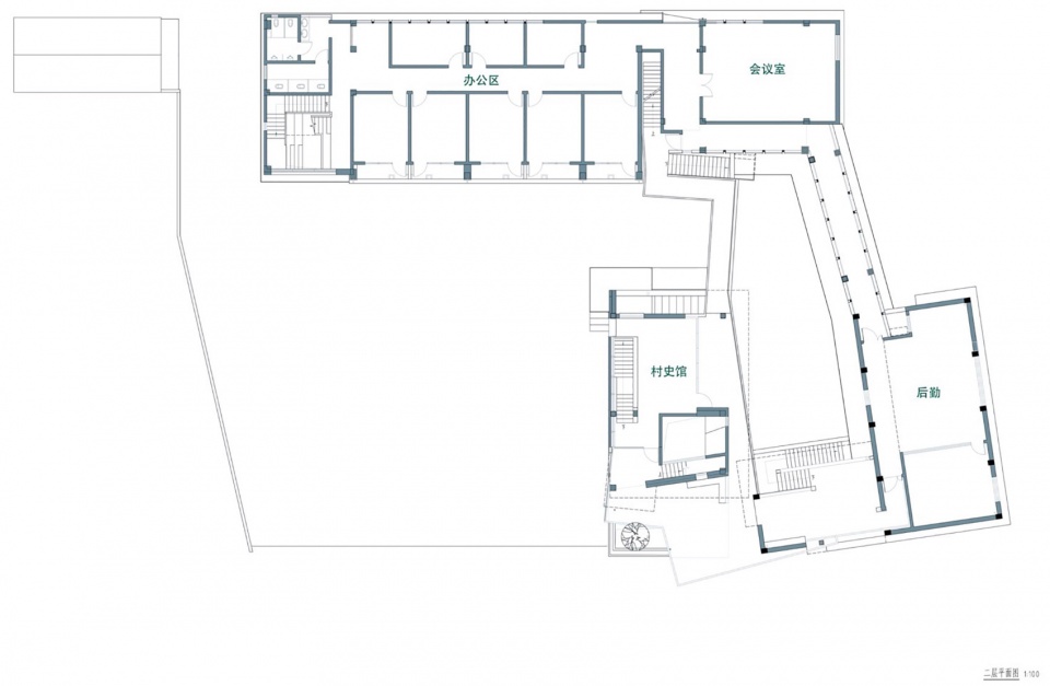 Party and Public Center of Longnan Village by Sens Architects