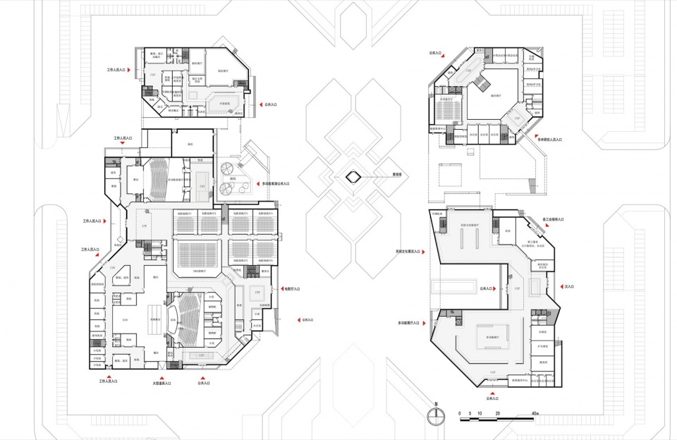 yuncheng culture and art center heze shandong by gu zhihong studio aatu