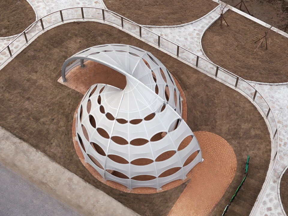 three ecological pavilions by the sea by hcch studio