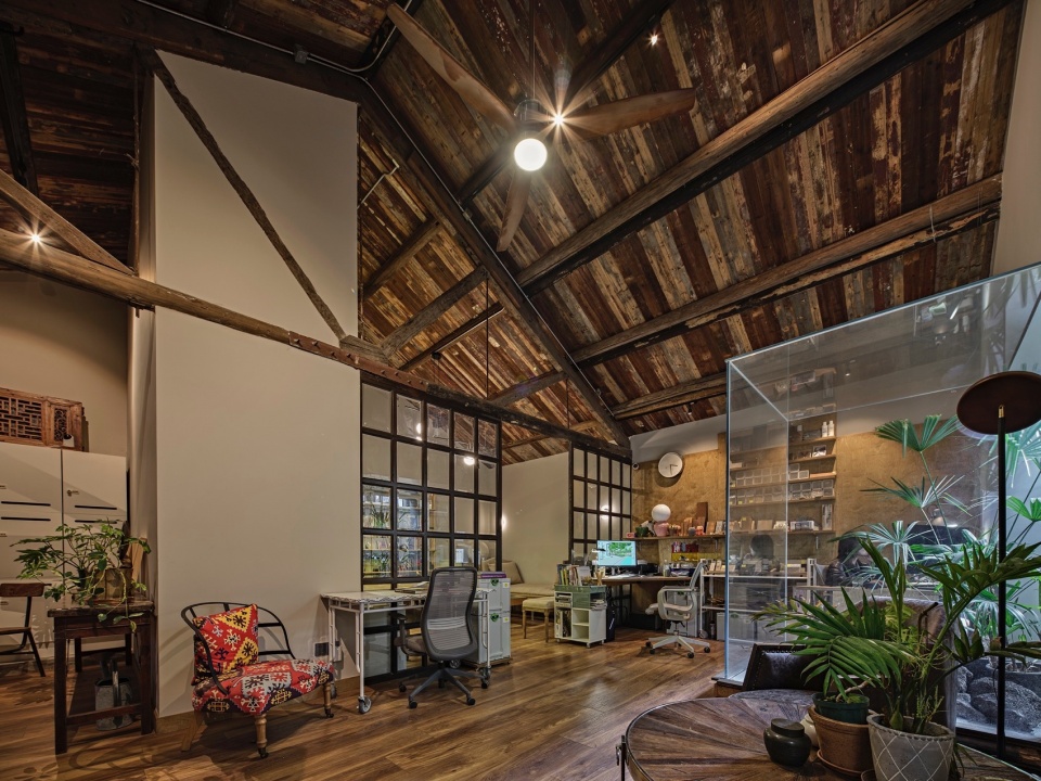 设计工作室©胡文杰 old in the deep alley by shanghai shanxiang architectural design company
