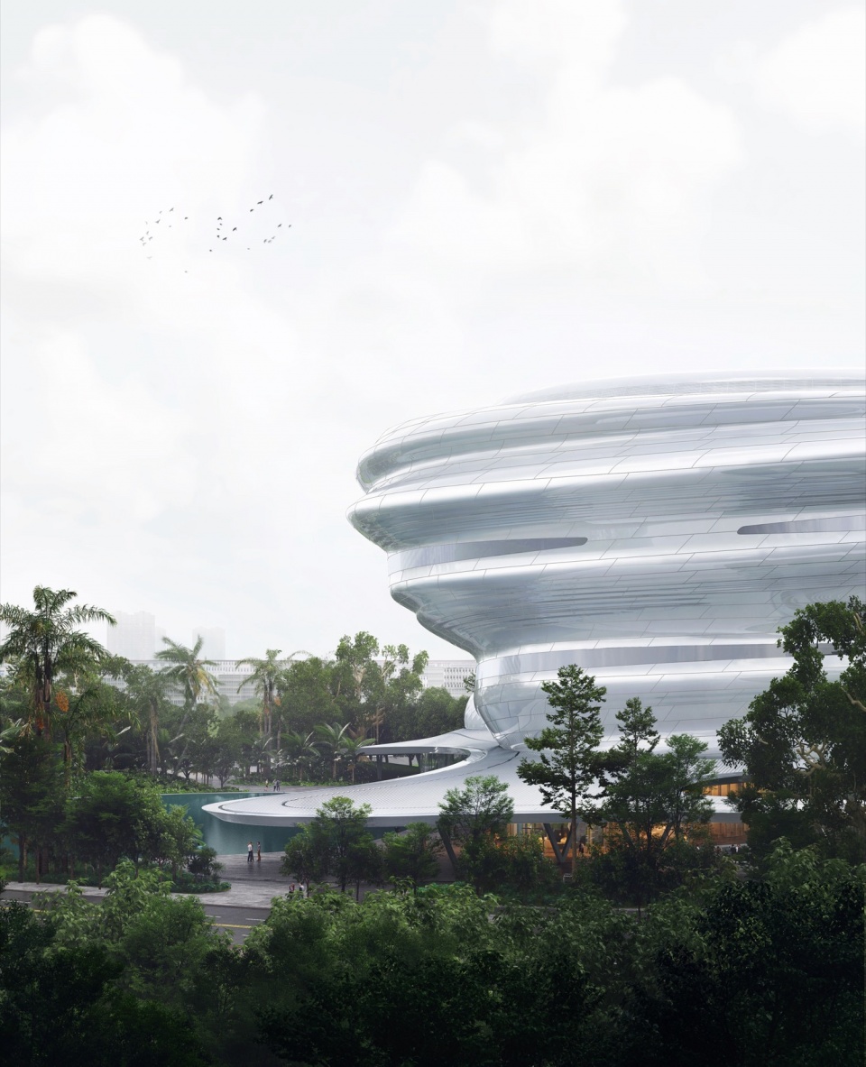 MAD Hainan Science and Technology Museum lateral