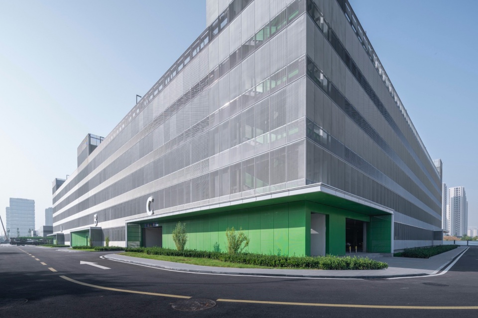 MAT 歌尔停车楼 入口C parking box goer optics parking building by mat office