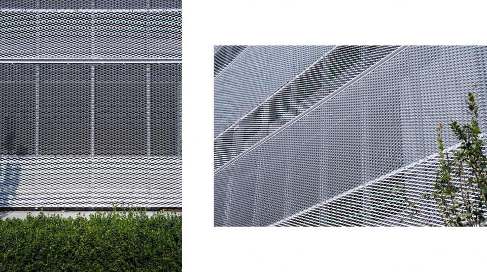 MAT 歌尔停车楼 张拉网的正反安装方式 parking box goer optics parking building by mat office 拷贝