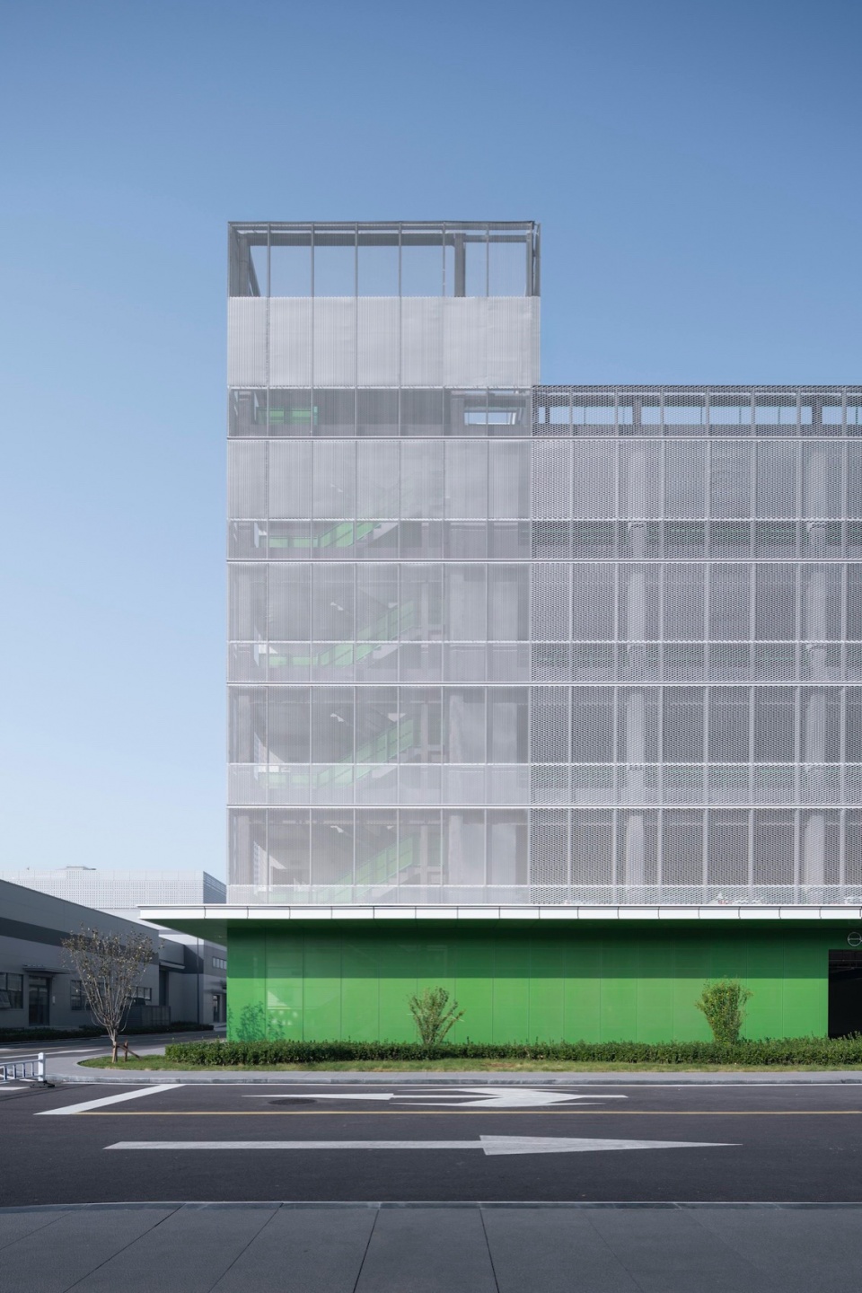 MAT 歌尔停车楼 楼梯间转角1 parking box goer optics parking building by mat office