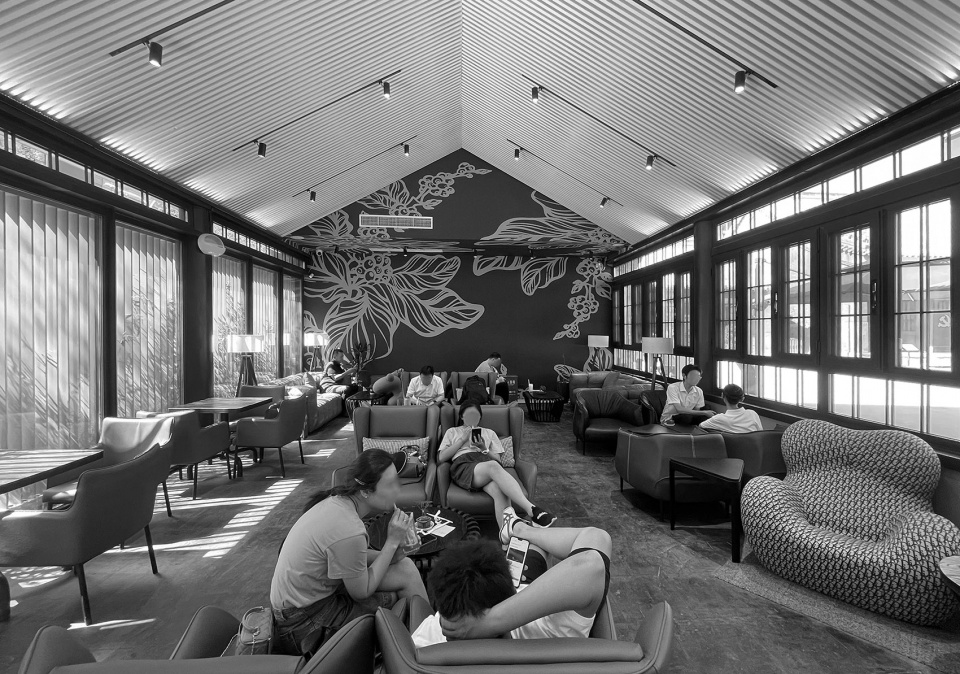 renovation of coffee shop in mongolian and tibetan school by ji architects