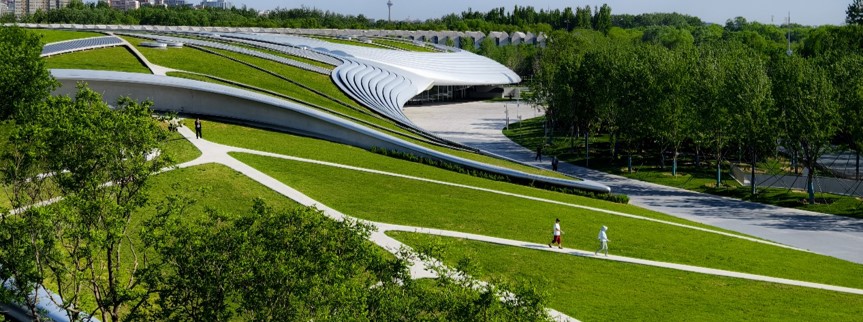 zhongguancun international innovation center landscape design by s p i design