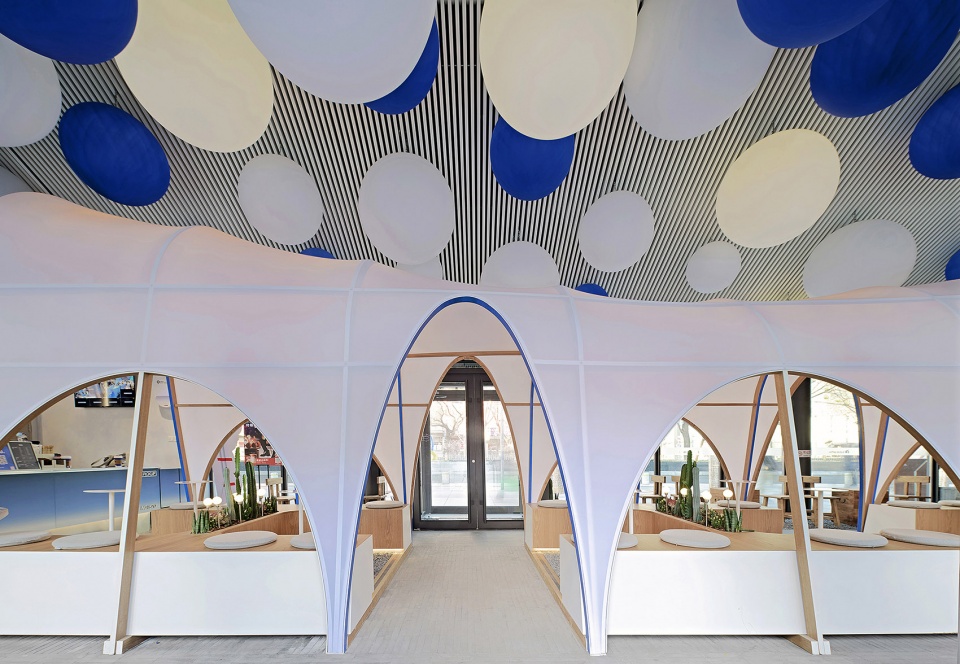 renovation of coffee shop in mongolian and tibetan school by ji architects