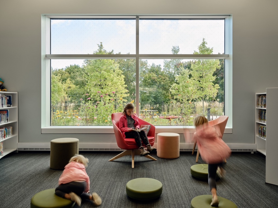 meaford public library by lga architectural partners